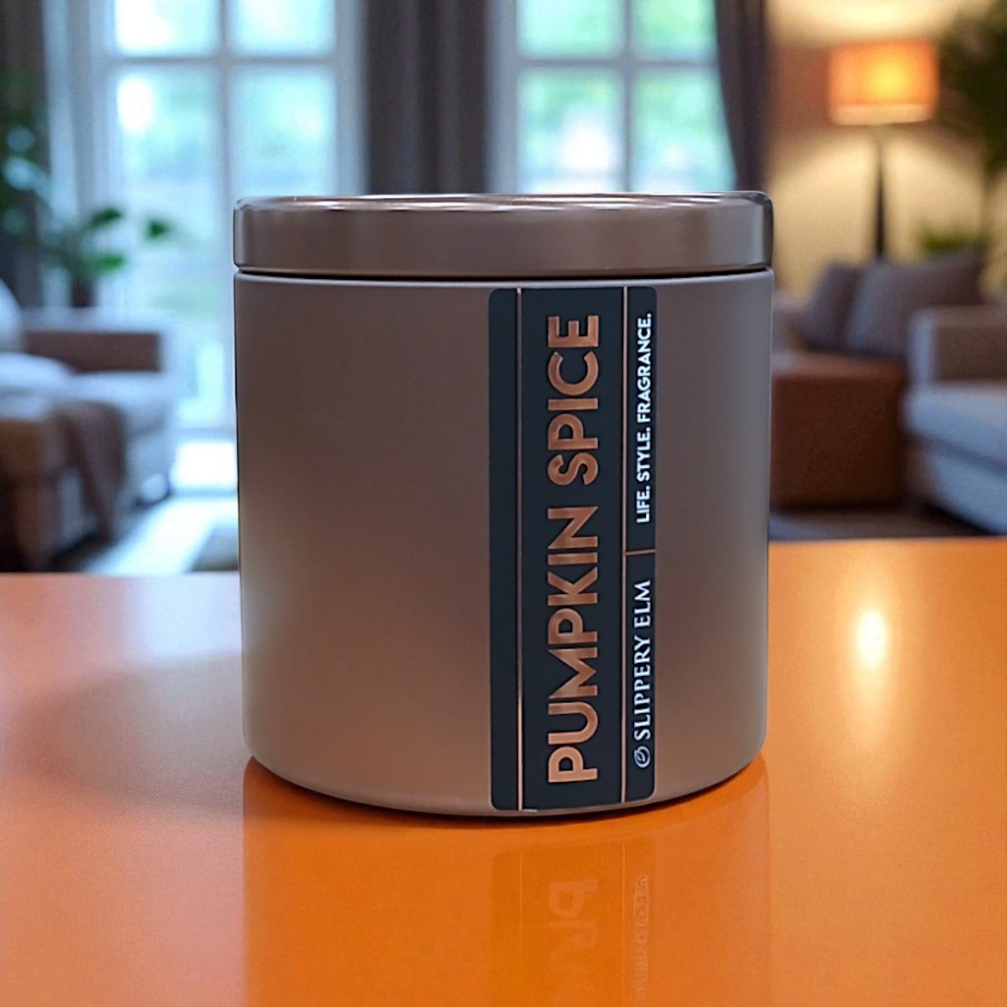 Pumpkin Spice Lodge Life.Style Premium Candle Tin (11.5oz)