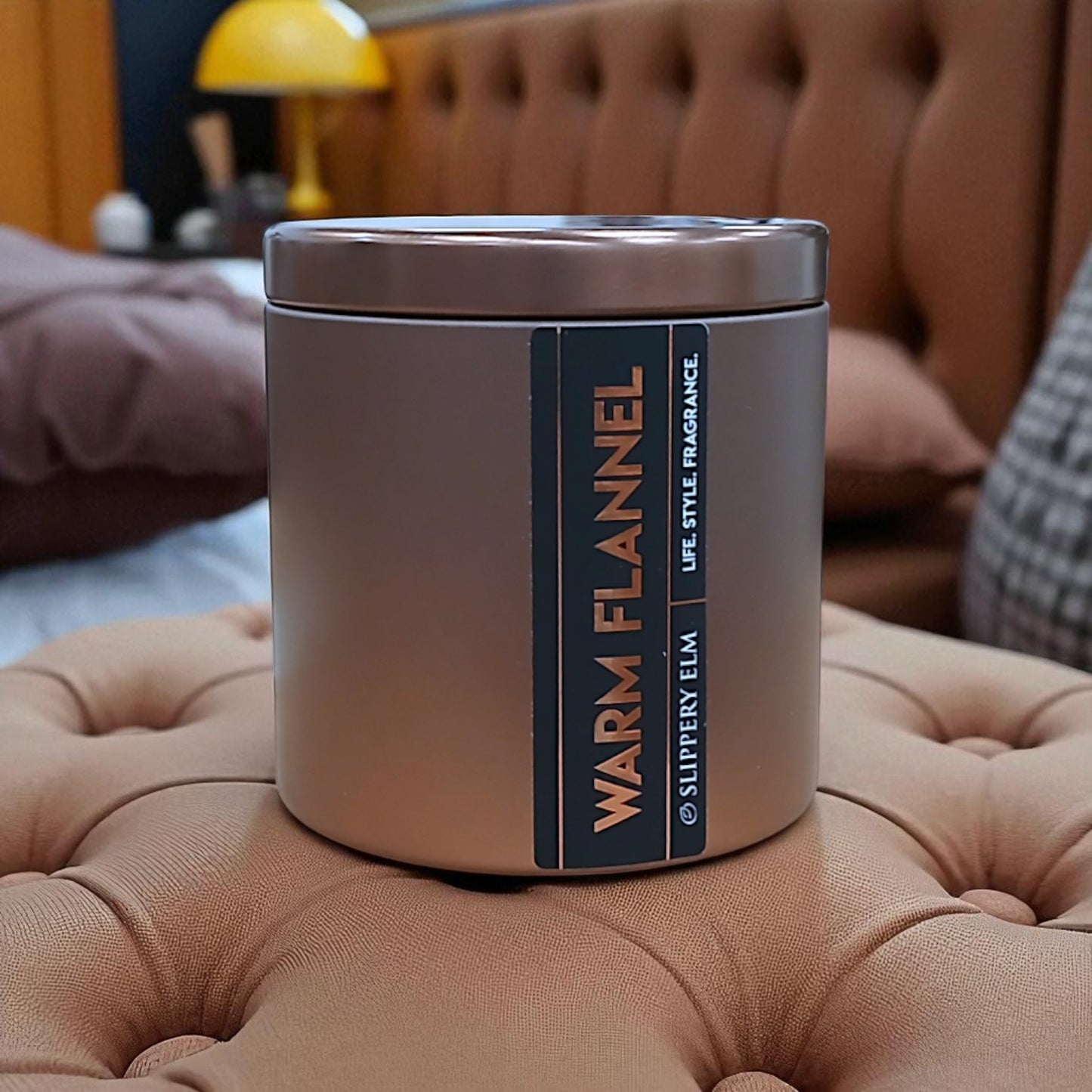 Warm Flannel Lodge Life.Style Premium Candle Tin (11.5oz)