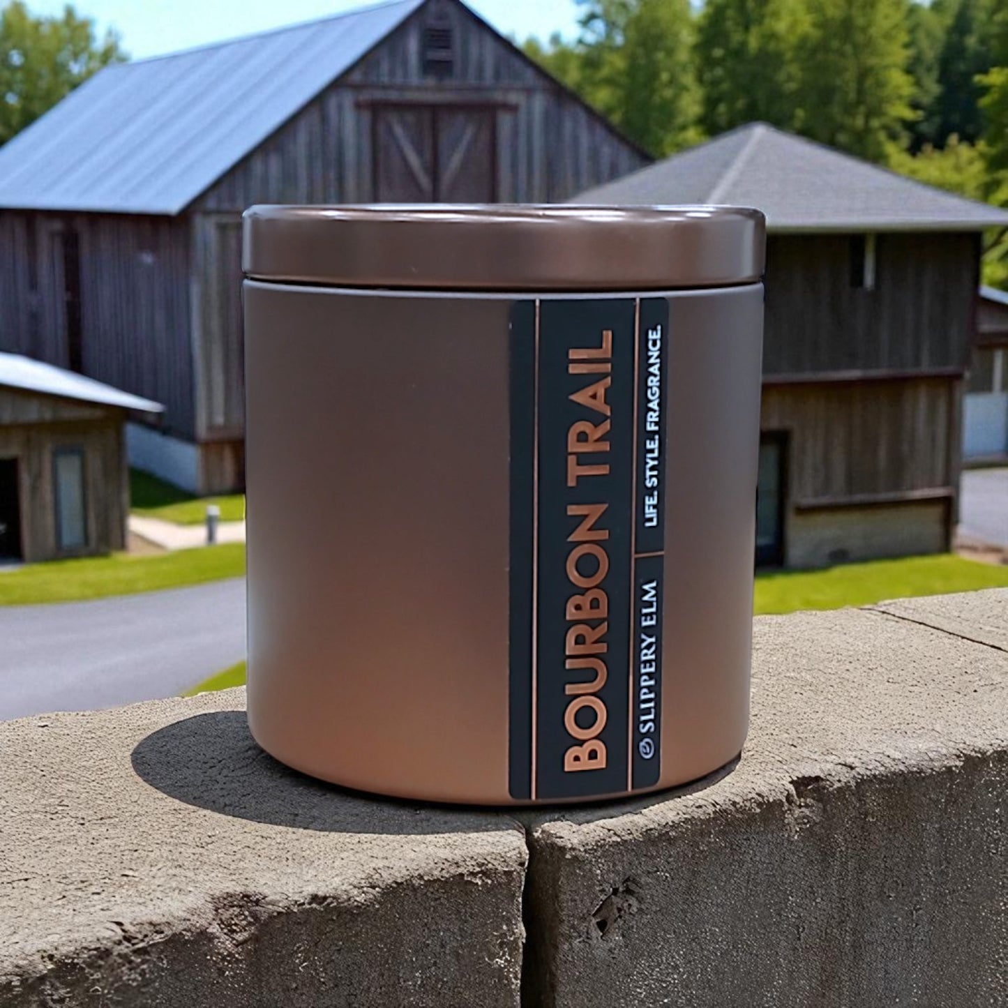 Bourbon Trail Lodge Life.Style Premium Candle Tin (11.5oz)