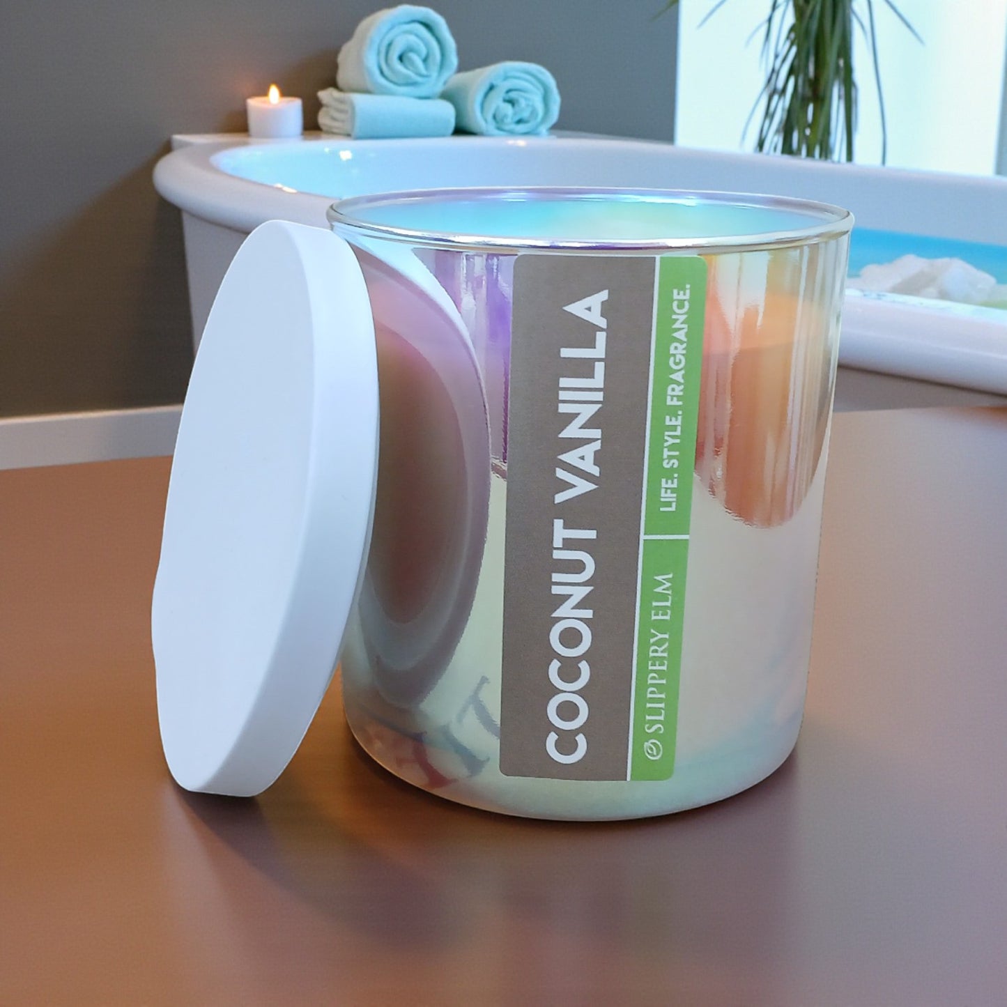 Coconut Vanilla Glass Candle Tumbler