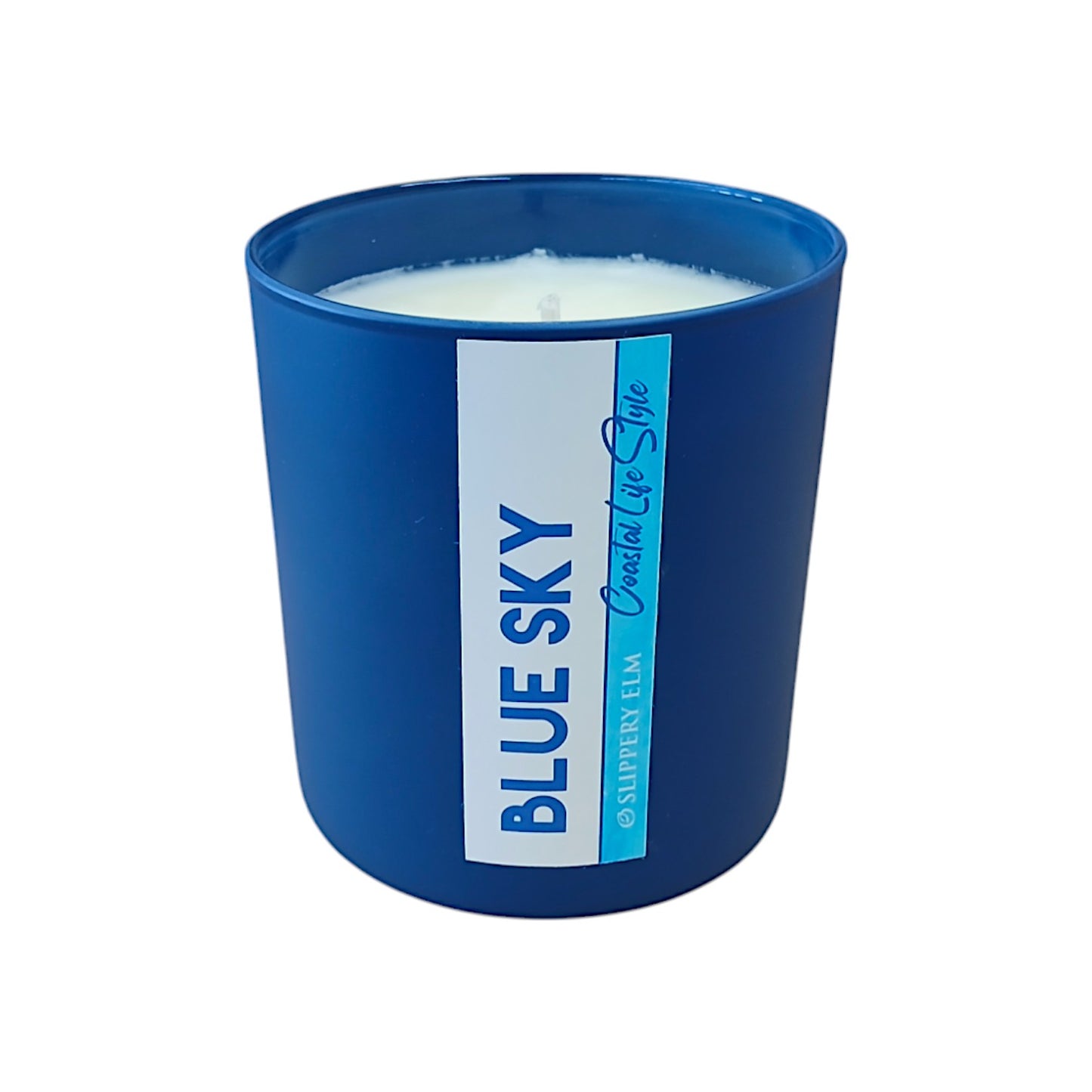 Blue Sky 8.5oz Coastal LifeStyle Glass Candle