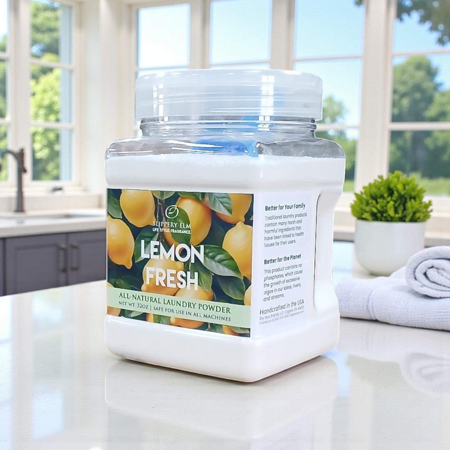 Lemon Fresh Laundry Powder (32oz)