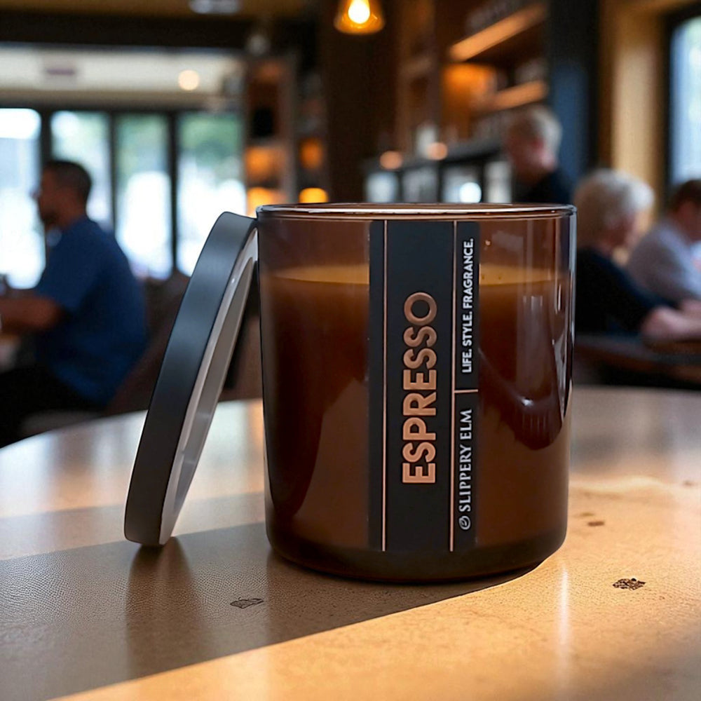 Espresso Lodge Life.Style Glass Candle (8.5oz)