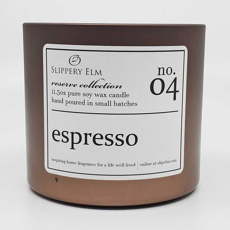 Espresso 11.5oz Premium Bronze Candle Tin