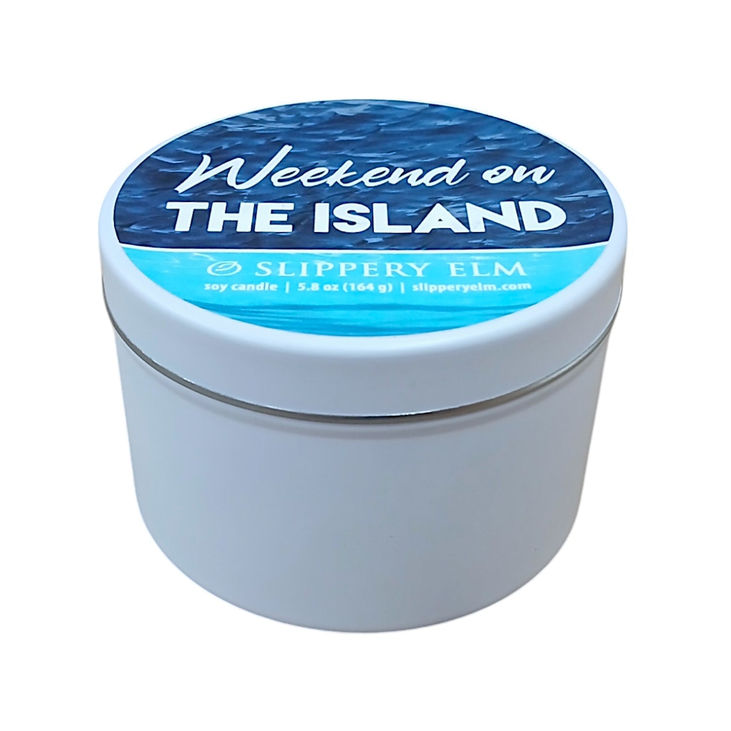 Weekends 5.8oz Coastal Life.Style Candle Tin