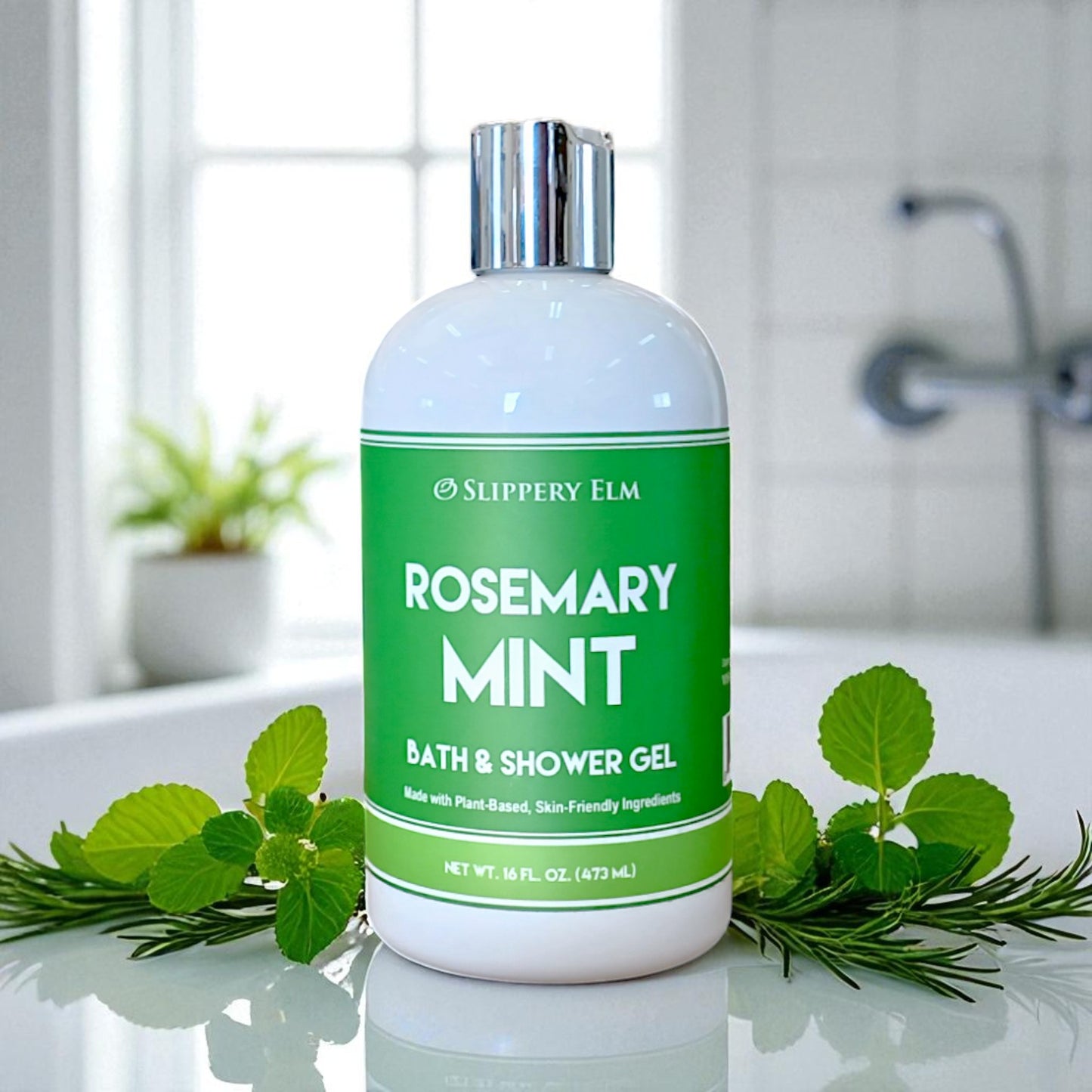Rosemary Mint Bath & Shower Gel (16oz)