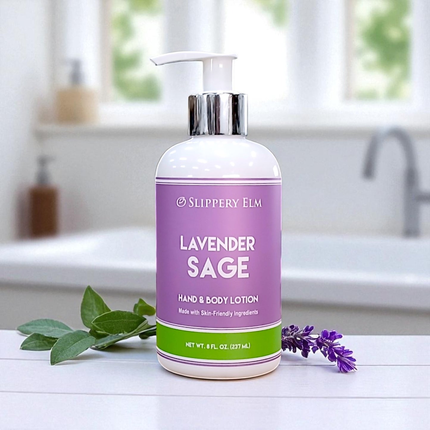 Lavender Sage Hand & Body Lotion (8oz)