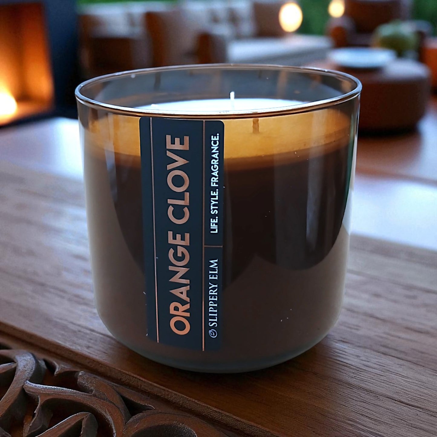 Orange Clove Lodge Life.Style 3-Wick Candle (16.5oz)