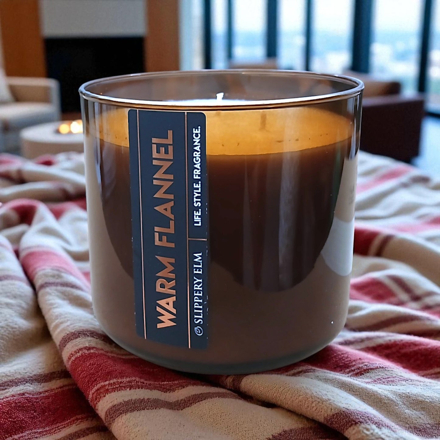 Warm Flannel Lodge Life.Style 3-Wick Candle (16.5oz)