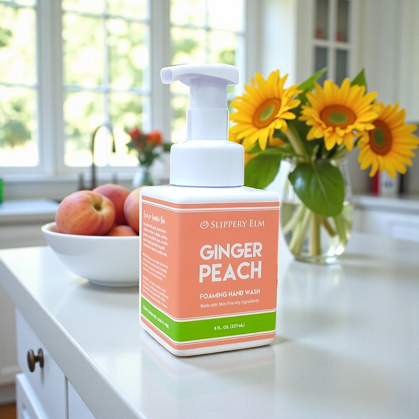 Ginger Peach Foaming Hand Wash (8oz)