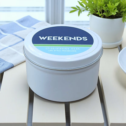 Weekends Coastal Life.Style Candle Tin