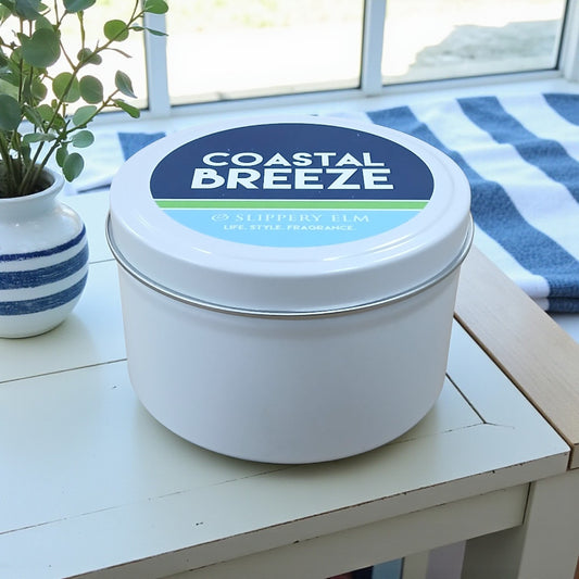 Coastal Breeze 5.8oz Coastal Life.Style Candle Tin