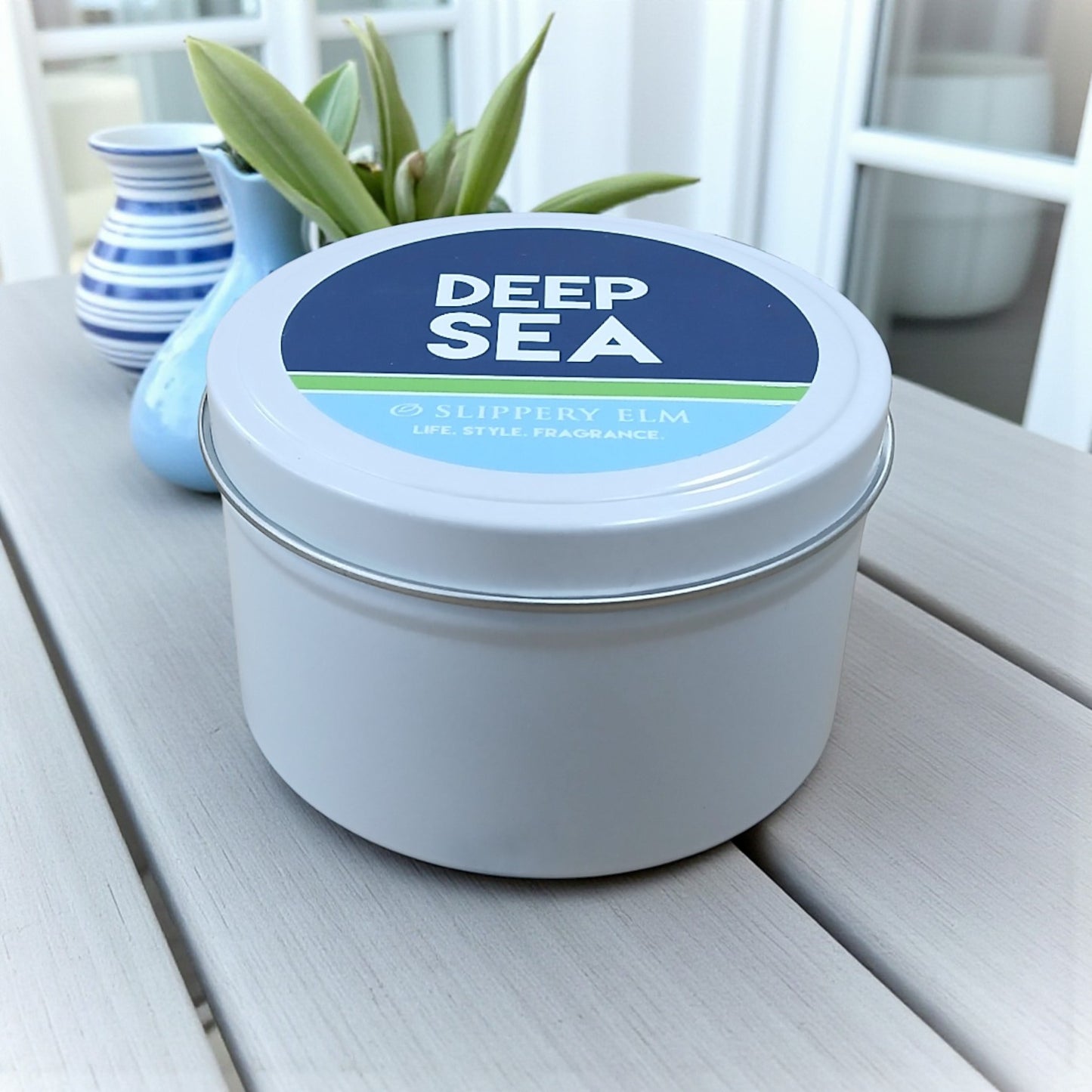 Deep Sea Coastal Life.Style Candle Tin