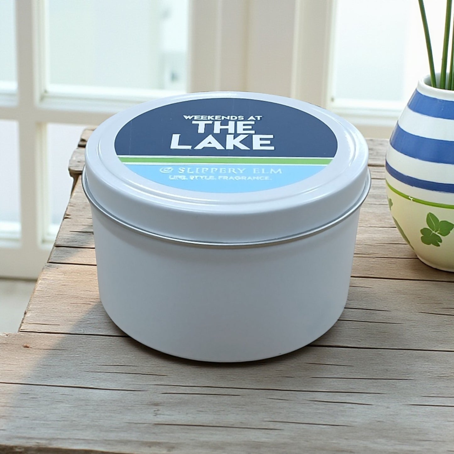 Weekends Coastal Life.Style Candle Tin