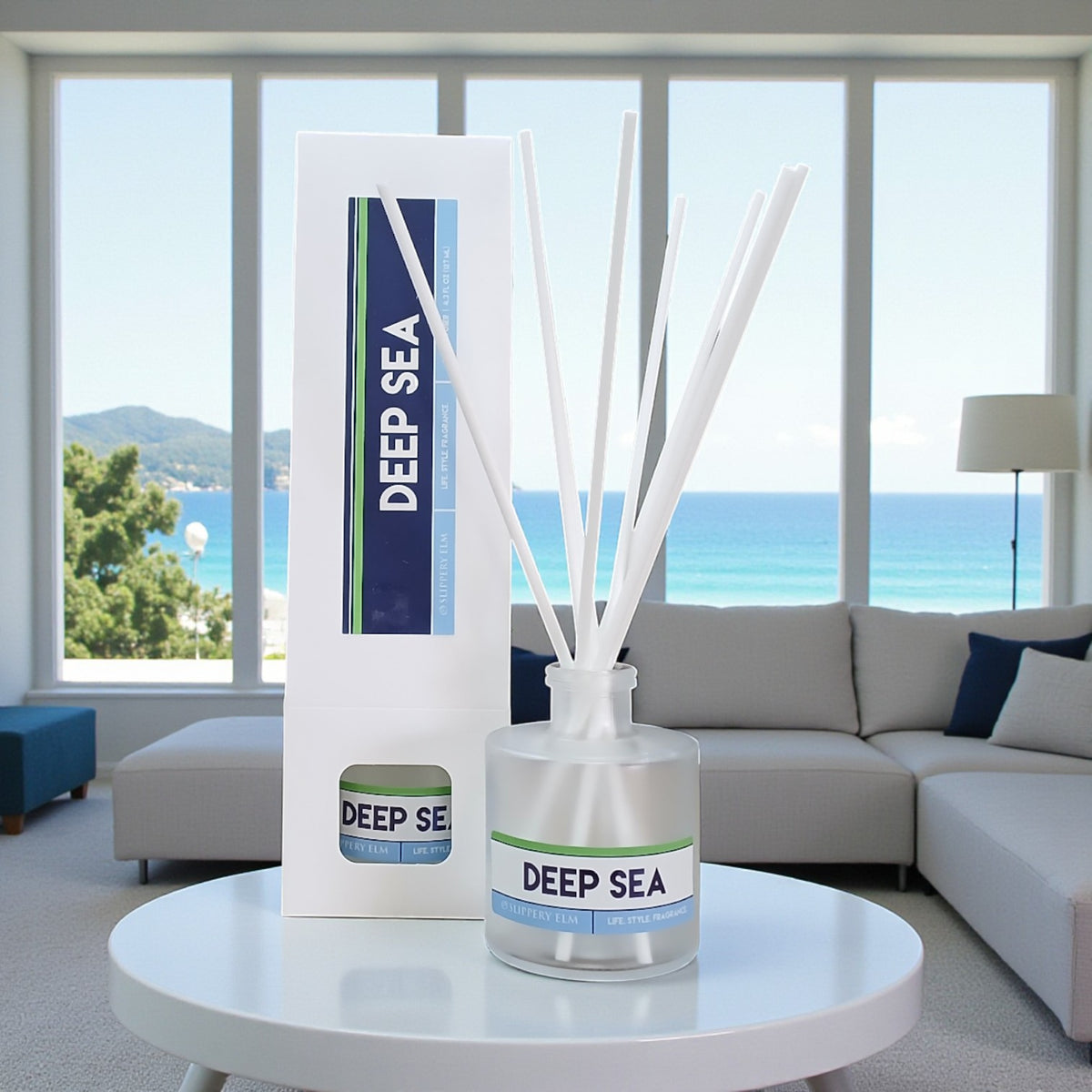Sea Mine Diffuser Deep Sea Aromatic Reed Diffuser (4.3oz) – Slippery Elm