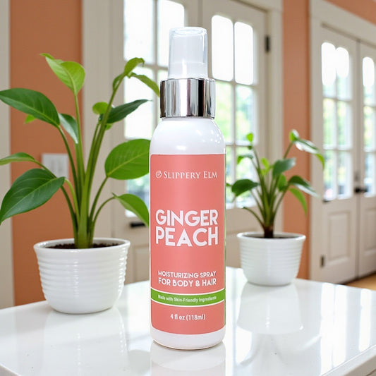 Ginger Peach Moisturizing Spray for Body & Hair (4oz)