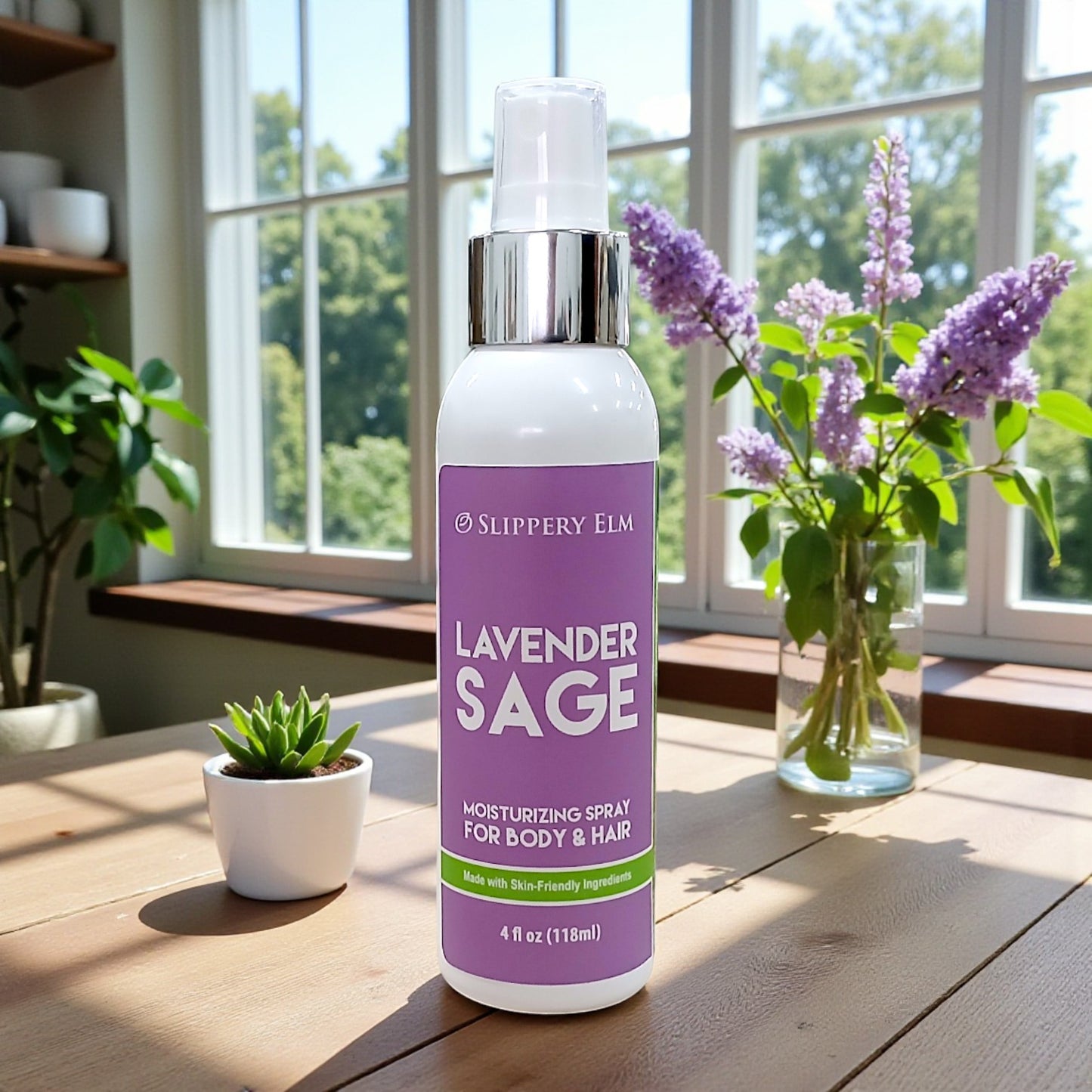 Lavender Sage Moisturizing Spray for Body & Hair (4oz)