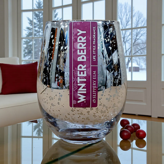 Winter Berry Special Edition Mercury Glass Candle (14oz)
