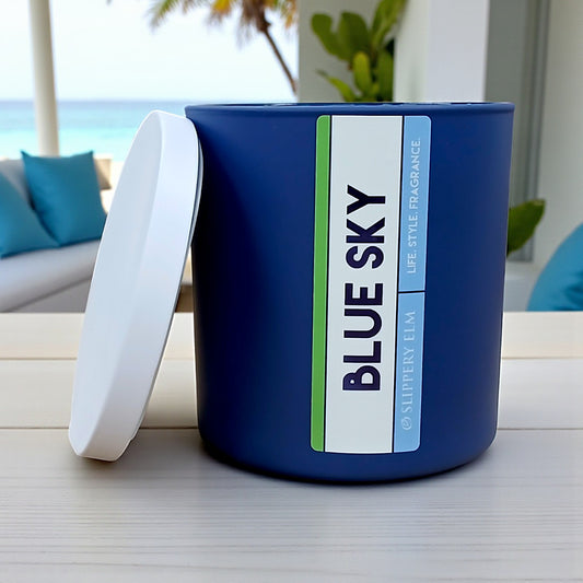 Blue Sky Coastal Life.Style Glass Candle (8.5oz)