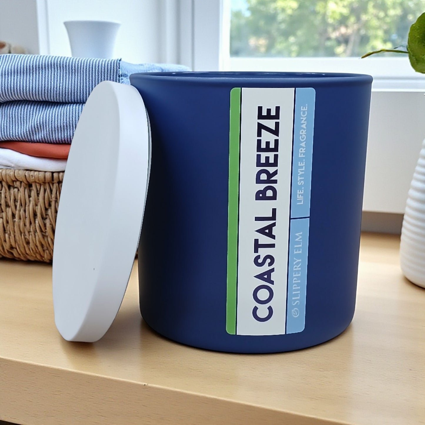 Coastal Breeze Glass Candle Tumbler