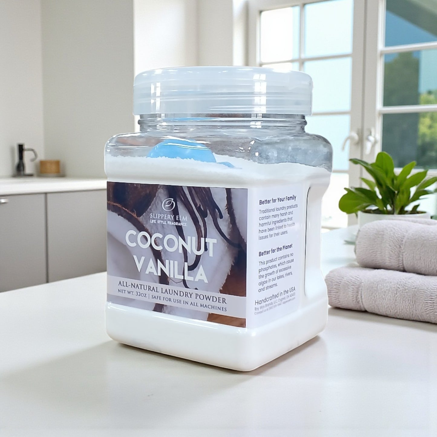 Coconut Vanilla Laundry Powder (32oz)