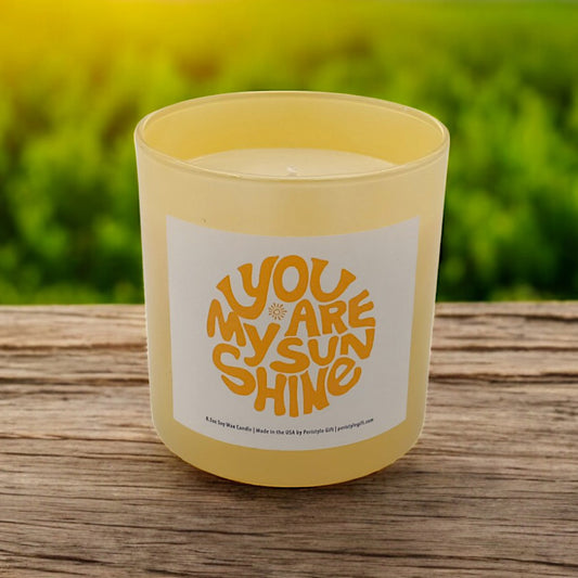 PG You Are My Sunshine Glass Candle (8.5oz)