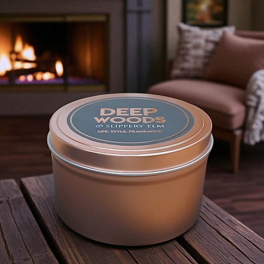 Deep Woods 5.8oz Lodge LifeStyle Candle Tin