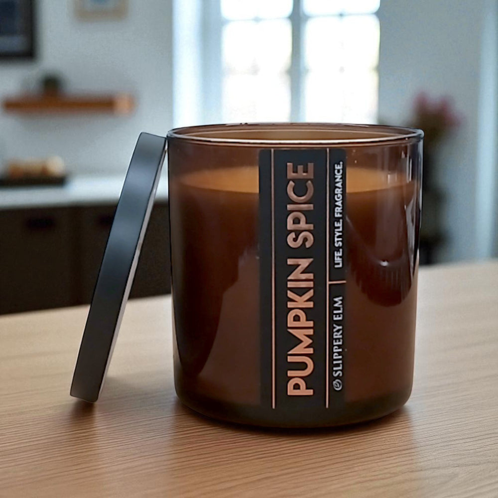 Pumpkin Spice Lodge Life.Style Glass Candle (8.5oz)