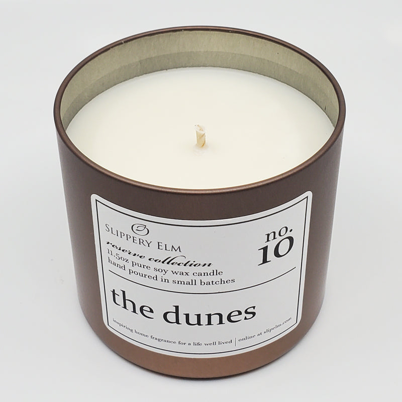 f.10/ The Dunes Reserve Collection 11.5oz Candle Tin